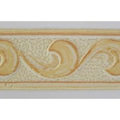 Galon, Vinyle Adhésive Arabesque, L.3.5 Cm X L.10 M, Orange