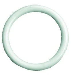 Anneaux Barre De Penderie 16 Mm Plastique Blanc