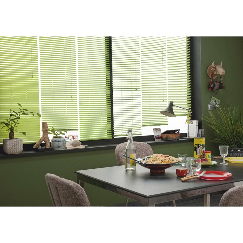 Store Vénitien Pvc, Vert-vert N°5, L.40 X H.175 Cm