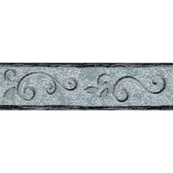 Galon Adhésive Arabesque, L.3.5 Cm X L.10 M, Argent