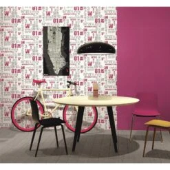 Papier Peint Papier Navy Rose