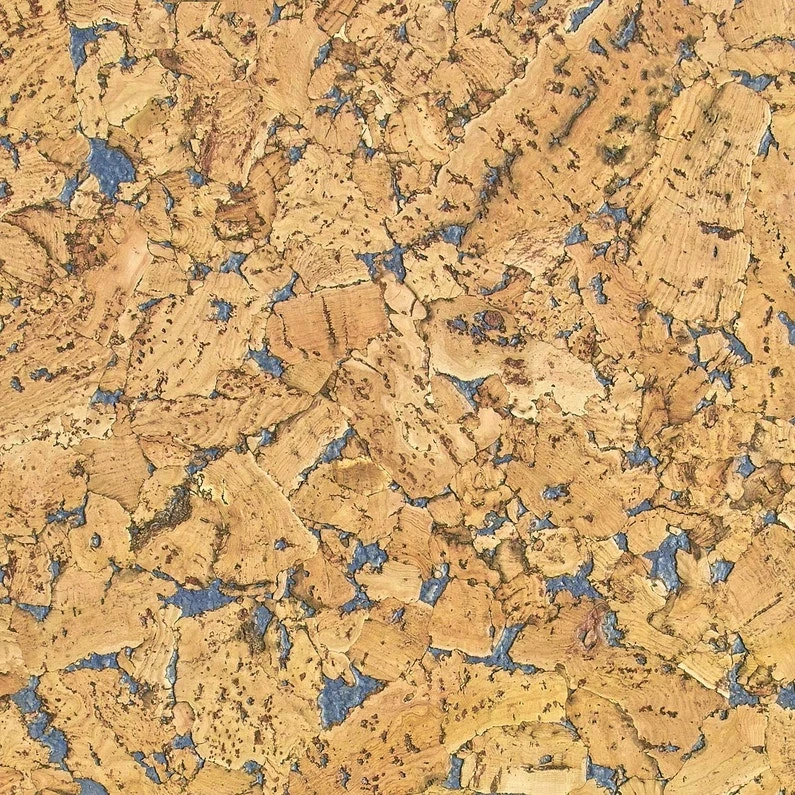 Lot De 5 Dalles De Liège Murales, Naturel Fond Bleu, L.60 X L.30 Cm 3 Lot De 5 Dalles De Liège Murales, Naturel Fond Bleu, L.60 X L.30 Cm