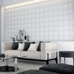 Panneau Mural 3D Square, L.38 X L.113.5 Cm, ARSTYL