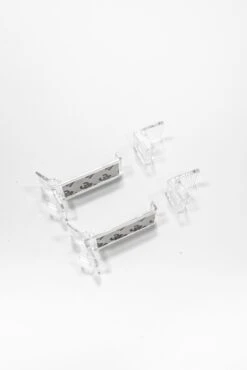 Lot De 2 Supports De Fixation Sans Perçage INSPIRE Blanc Pour Store Enrouleur