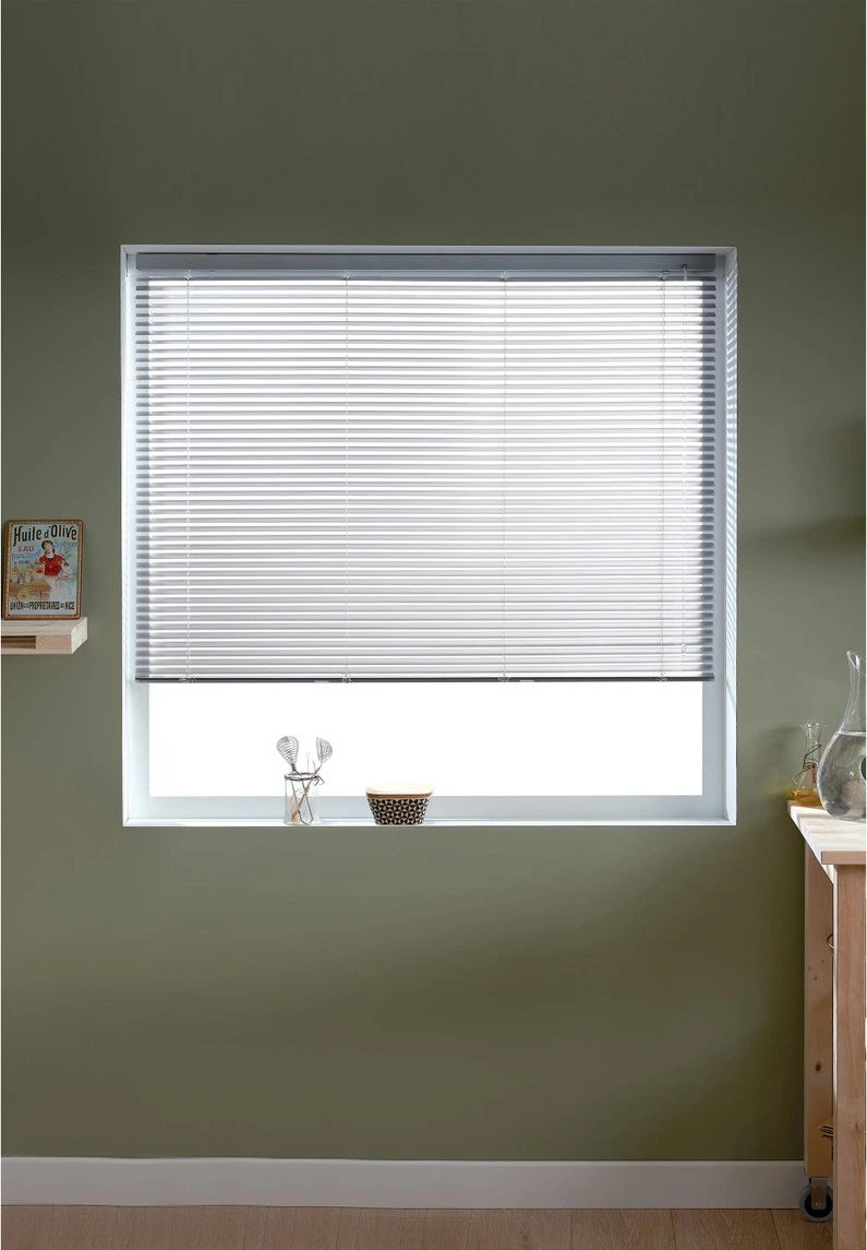 Store Vénitien Aluminium, Argenté Automatique San Francisco, L.50 X H.130 Cm