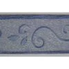 Galon, Vinyle Adhésive Volute, L.3.5 Cm X L.10 M, Bleu