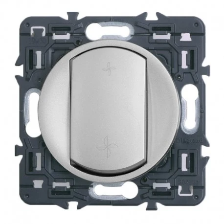 Legrand Céliane – Interrupteur VMC 2 Positions – Ensemble Titane à Griffes – à Composer 3 Legrand Céliane – Interrupteur VMC 2 Positions – Ensemble Titane à Griffes – à Composer