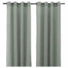 HILJA 2 HILJA -Meilleur Décoration Magasin hilja rideaux 2 pieces gris vert avec oeillets 0717763 pe731361 s5 2