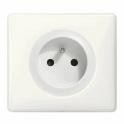 Legrand Céliane – Prise 2P+T – Connexion à Vis – Ensemble Blanc Complet à Griffes