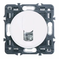 Legrand Céliane – Prise RJ45 Blindage Métal LCS³ – Catégorie 6A – STP – Ensemble Blanc à Composer