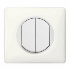Legrand Céliane – Double Bouton Poussoir – Ensemble Blanc Complet à Griffes