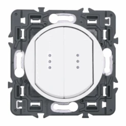 Legrand Céliane – Double Va Et Vient Lumineux 10A – Ensemble Blanc à Composer